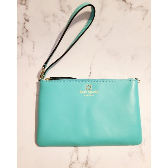 Kate Spade Blue Clutch NWOT